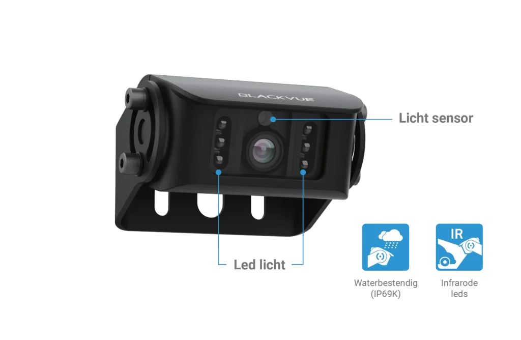 IR-achtercamera
